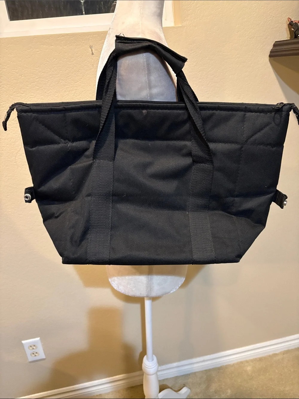Black Canvas Tote Bag Tampa Bay Buccaneers